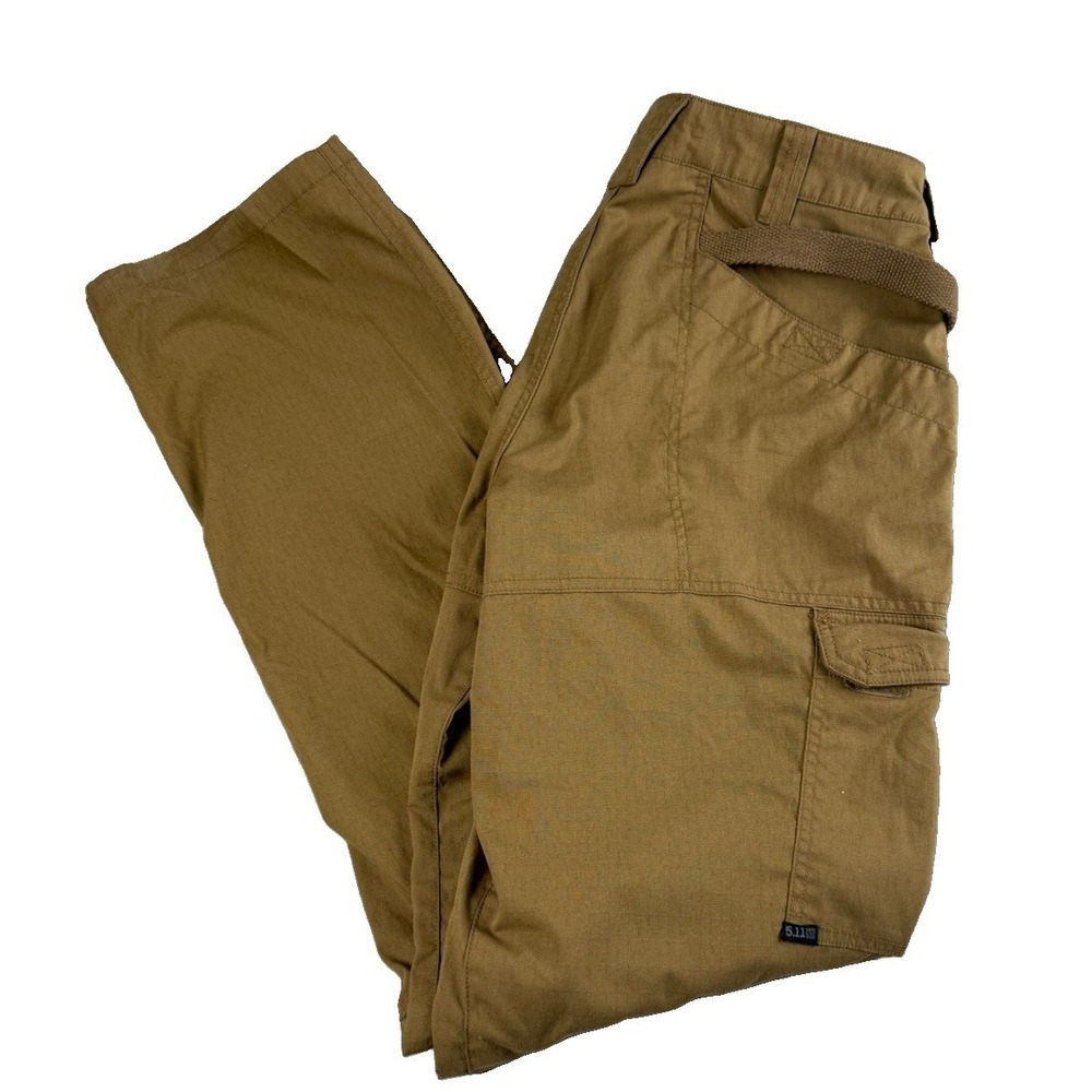 5.11 Tactical Taclite Pro Ripstop Cargo Pants Women's 10 Long Brown 34x31